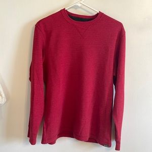 Eddie Bauer Mens Size Small Waffle Knit Long Sleeve Base Layer Shirt